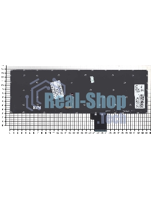 Клавиатура для ноутбука Lenovo Ideapad U530 U530P U530P-IFI черная с подсветкой