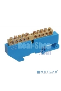 Шина нулевая на DIN-изол. ШНИ 8х12-12-Д-С ИЭК YNN10-812-12D-K07