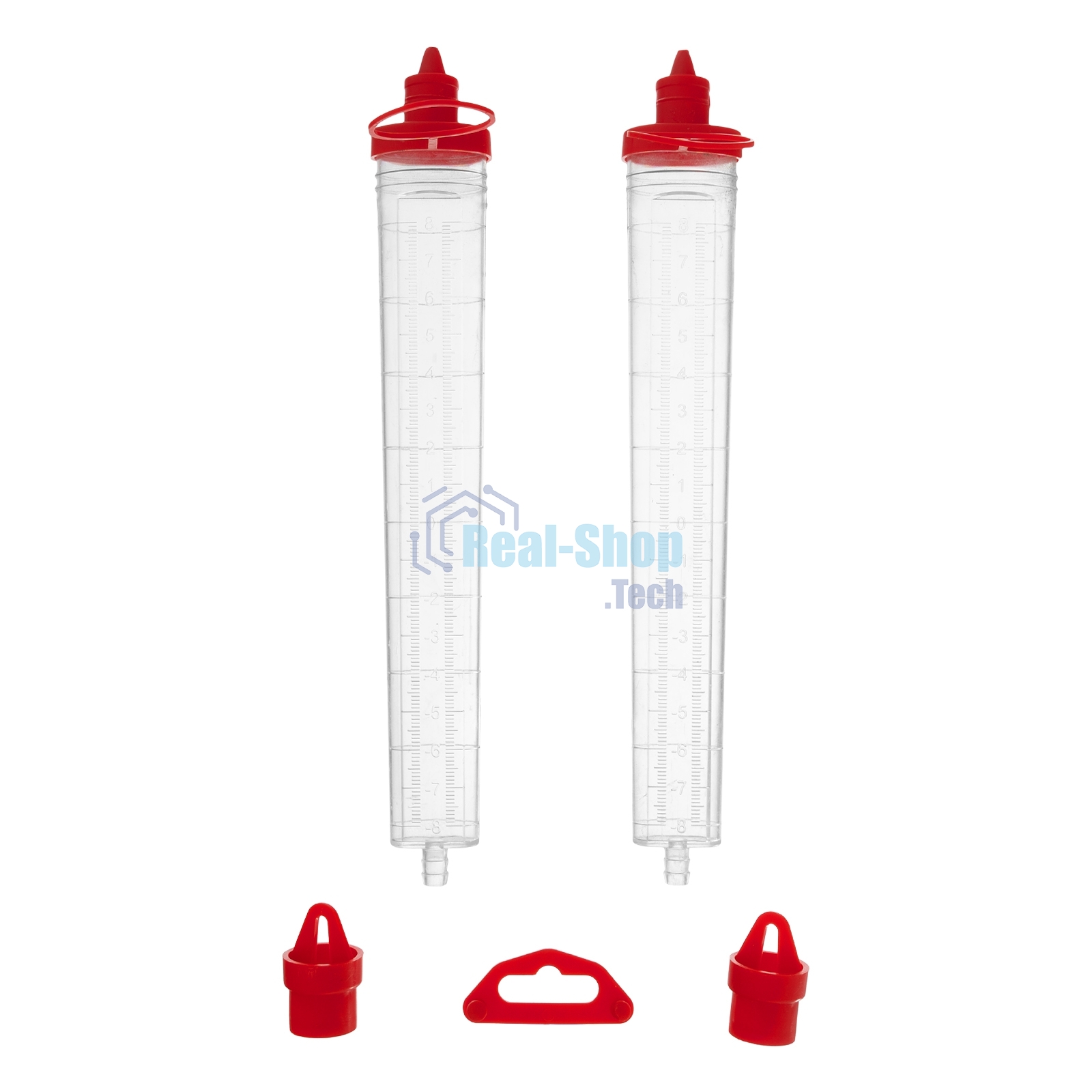 Гидроуровень Matrix удлиненная колба, рельефная градуировка, 5 м