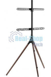 Подставка для телевизора Cactus CS-ST1246BKWN черный/орех 45