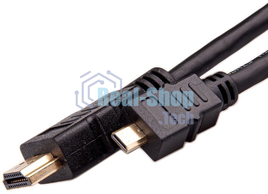 Кабель VCOM/TELECOM HDMI-19M -- MicroHDMI-19M ver 2.0+3D/Ethernet,1m Telecom TCG206-1M