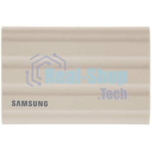 Внешний SSD Samsung T7 Shield, 1TB, USB 3.2 Gen 2 Type-C, R/W 1050/1000, бежевый