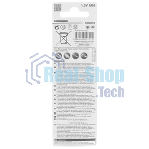 Батарейка для часов Camelion G 8 BL-10 Mercury Free (0%Hg), 391A/LR1120/191) 1.5 В