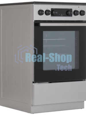 Плита электрическая Gorenje GEC5C41SG серый, конфорок 4 электрических, духовка 70 л, 50 см x 85 см x 59.4 см (без крышки)