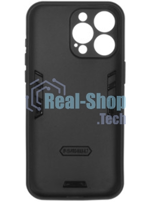 Чехол (клип-кейс) BoraSCO для Apple iPhone 15 Pro Max черный (72415)