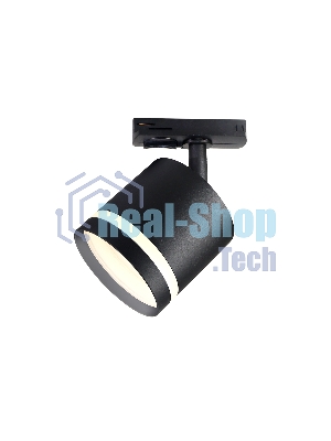 Трековый однофазный светильник Ambrella light GL5372 BK черный GX53 max 12W