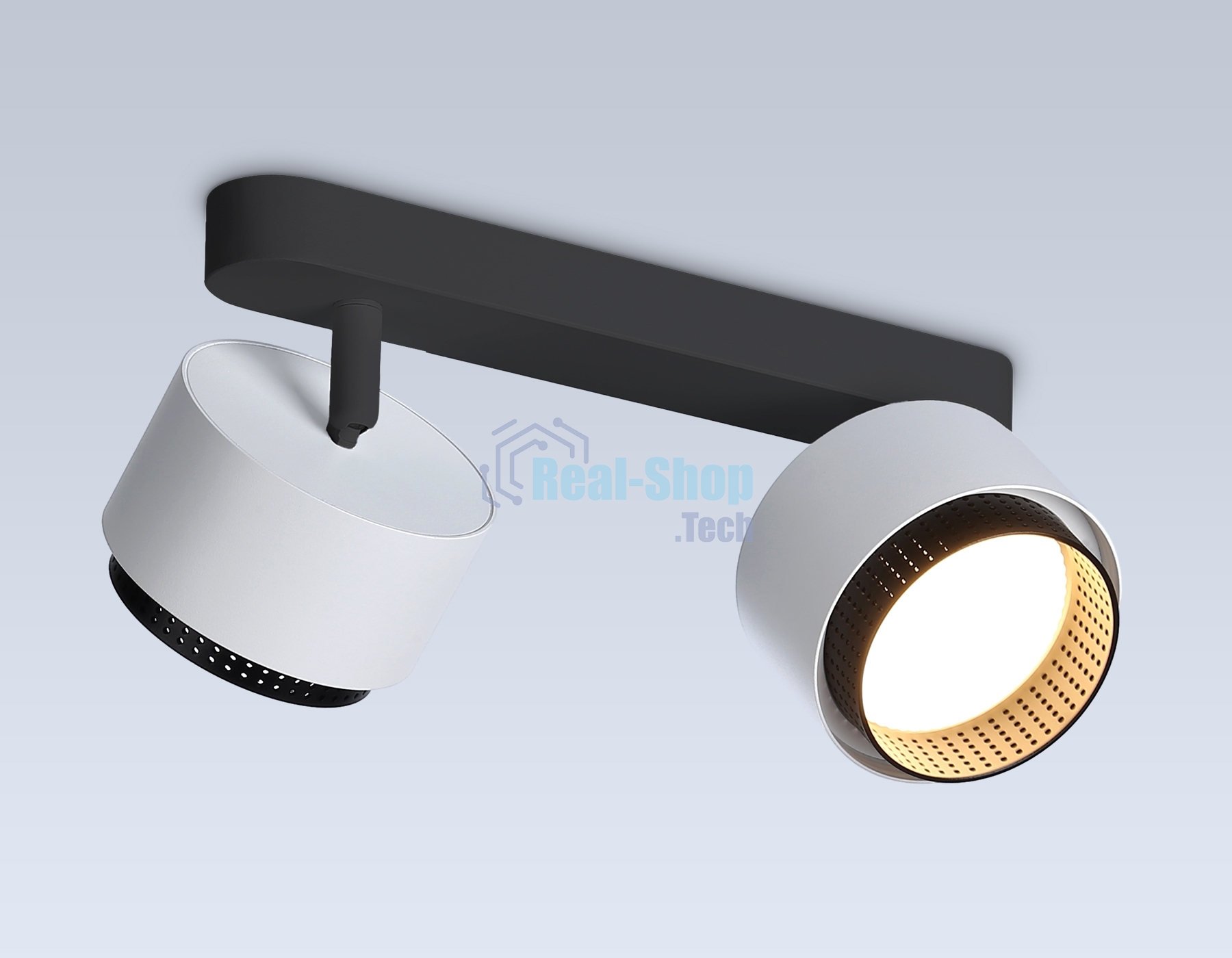 Светильник Ambrella light TN71285/2 WH/BK белый/черный GX53/2 max 12W 270*95*137