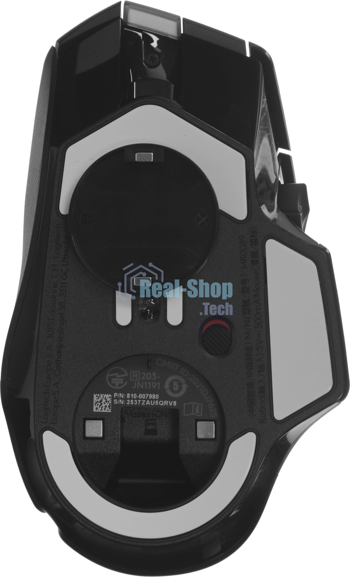 Мышь беспроводная Logitech G502 X LIGHTSPEED черный, 25600 dpi, радиоканал, USB, кнопки - 13