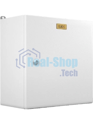 Шкаф электротехнический настенный Elbox EMW, IP66, 400х400х150 мм (ВхШхГ), дверь: металл, металл, серый
