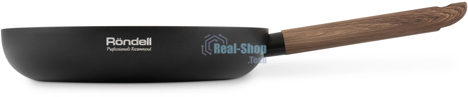 Сковорода Rondell Maple RDA-1939 круглая 28 см, покрытие: антипригарное ручка несъемная (без крышки) черный
