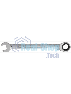 Ключ Matrix комбинированный трещоточный 12мм CrV зеркальный хром