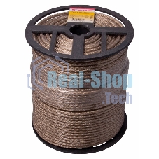 Трос стальной Rexant в ПВХ оплетке d=6,0 мм, прозрачный (бухта 150 м)