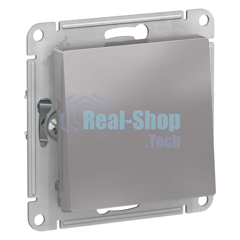 Механизм переключателя 1-кл. ATLAS DESIGN (сх.6) 10АХ алюм. SchE ATN000361