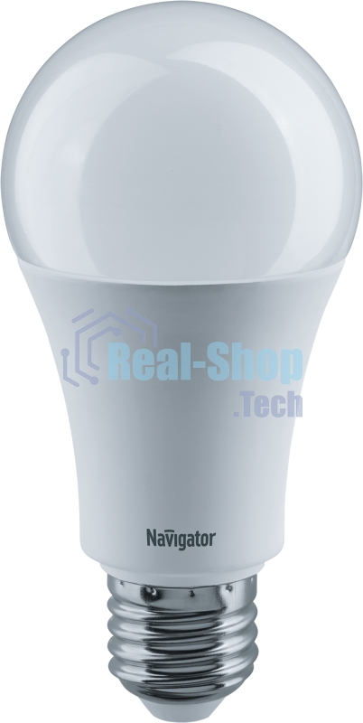 Лампа светодиодная Navigator NLL-A70/A60-15-230-6.5K-E27 грушевидная