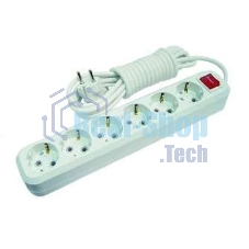 Удлинитель Makel MGP234 6 гн 5 м с\з вкл.