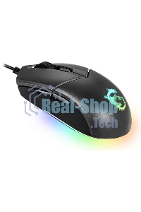 Мышь проводная MSI Clutch GM11 черный, 5000 dpi, USB, кнопки - 6