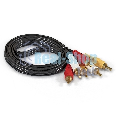 Кабель аудио Exegate EX284947RUS EX-CCV-539-1.5 (3xRCA M/3xRCA M, 1,5м)