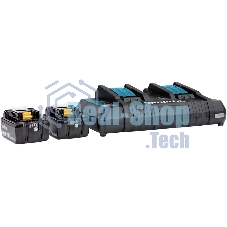 Аккумулятор+з\у Makita 191L75-3DC18RD-1шт+BL1850B-2шт,18В,5.0А·ч,Li-ion,кор