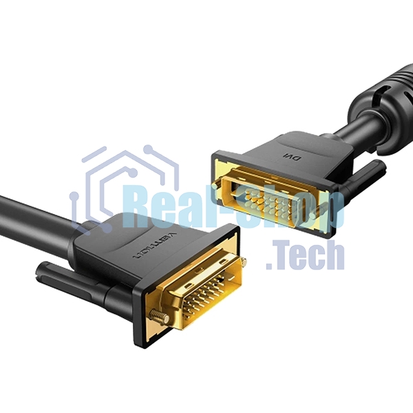 Кабель Vention DVI-D Dual link 25M/25M с ферритовым фильтром - 3 м.