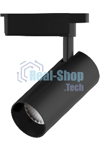 Светильник трековый цилиндр Gauss 20W 1650lm 4000K 180-240V IP20 65x210мм черный угол 24º LED 1/40