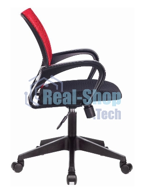 Кресло Бюрократ CH-695N/R/TW-11 красный/черный, сетка, 120 кг, механизм качания