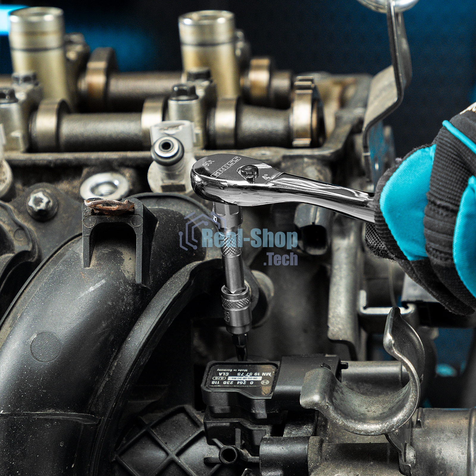 Ключ-трещотка Gross 1/4