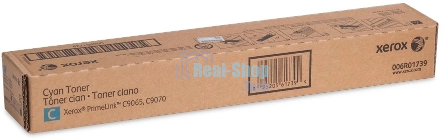 Картридж лазерный Xerox PrimeLink C9070 голубой 34K