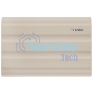 Внешний SSD Samsung T7 Shield, 1TB, USB 3.2 Gen 2 Type-C, R/W 1050/1000, бежевый