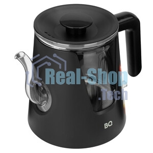 Чайник электрический BQ KT0046DW черный, 2200 Вт, 1л