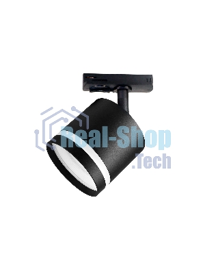 Трековый однофазный светильник Ambrella light GL5372 BK черный GX53 max 12W