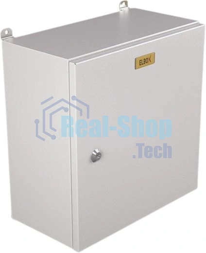 Шкаф электротехнический настенный Elbox EMW, IP66, 400х400х150 мм (ВхШхГ), дверь: металл, металл, серый