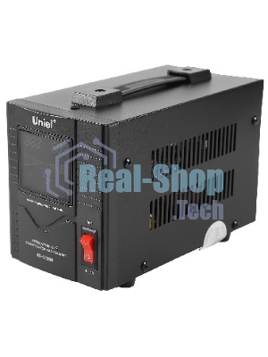 Стабилизатор напряжения UNIEL (3107) RS-1/500 - 0,5 кВА(Однофазный электронны(релейный)стабилизатор,цифровой дисплей,номинальная мощность 0,5кВА,диапазон входного напряжения 140-260В,выходное напряжение 220+8%В,частота 50/60Гц,точность стабилизации 8%,Мак