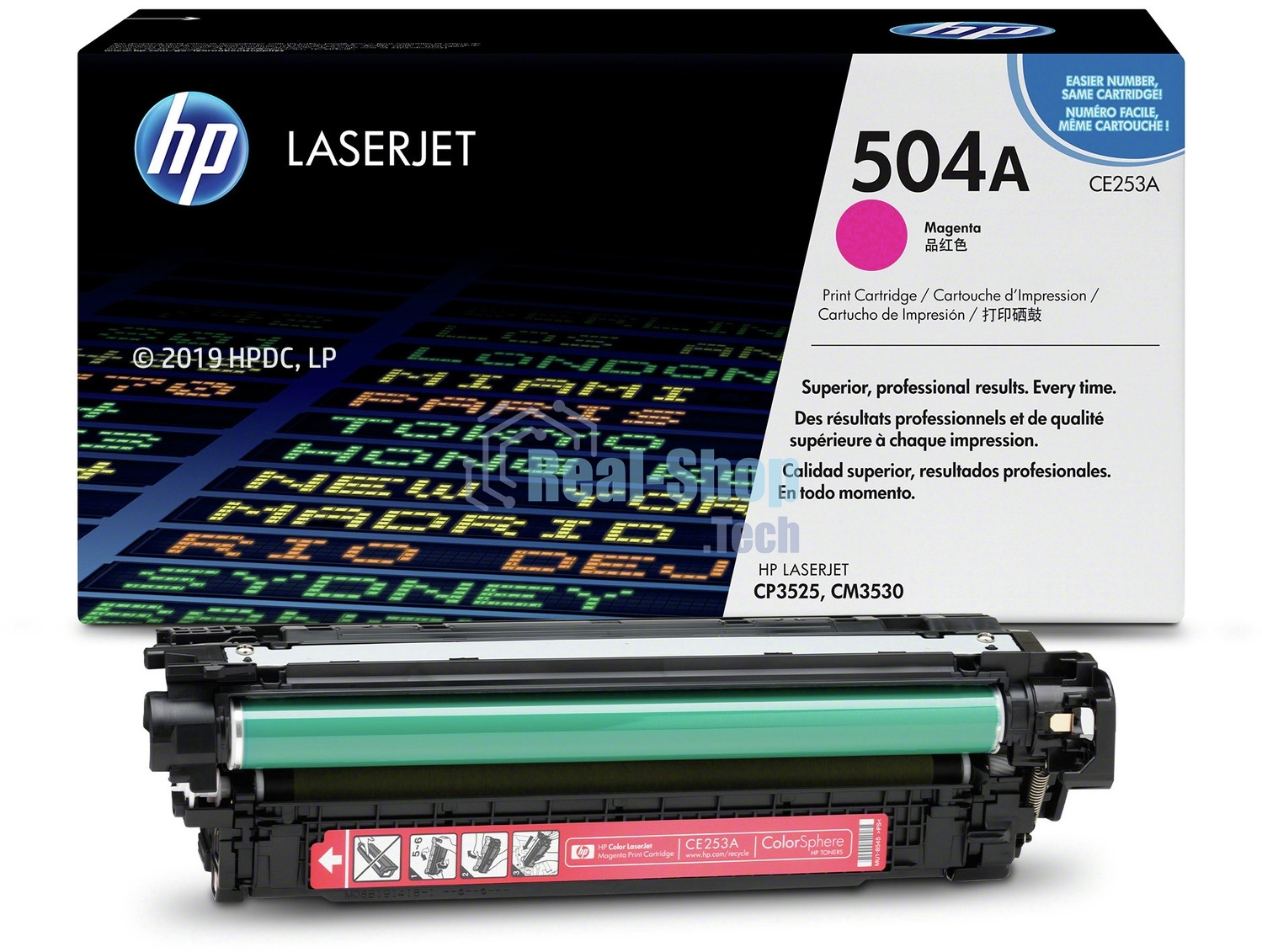 Картридж лазерный HP CE253A пурпурный CLJ CM3530/CP3525 (7000 стр.)