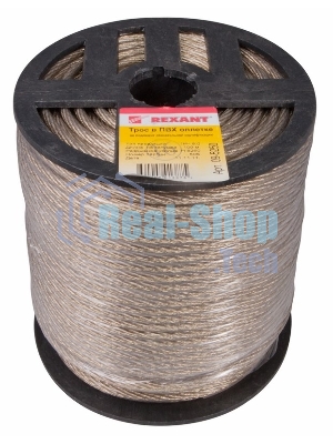 Трос стальной Rexant в ПВХ оплетке 09-5250