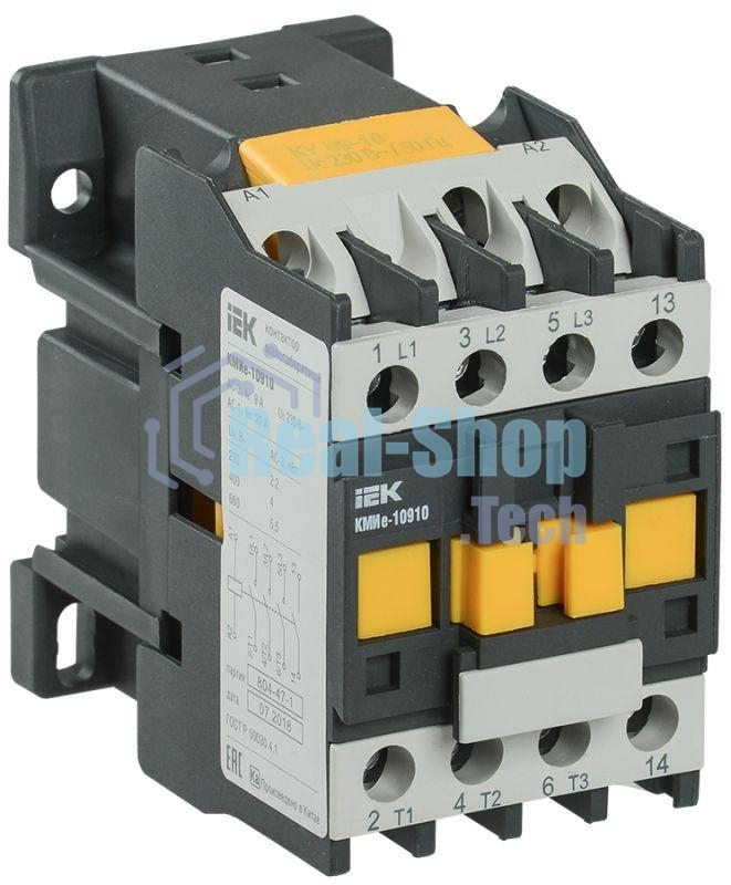 Контактор КМИе-10910 9А 110В/АС3 1НО IEK KKME11-009-110-10
