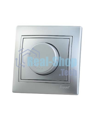 Светорегулятор СП 1000 Вт Мира метал. сер. Lezard 701-1010-157