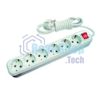 Удлинитель Makel MGP233 6 гн 3 м с\з вкл.