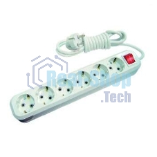 Удлинитель Makel MGP233 6 гн 3 м с\з вкл.