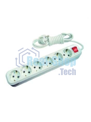 Удлинитель Makel MGP233 6 гн 3 м с\з вкл.