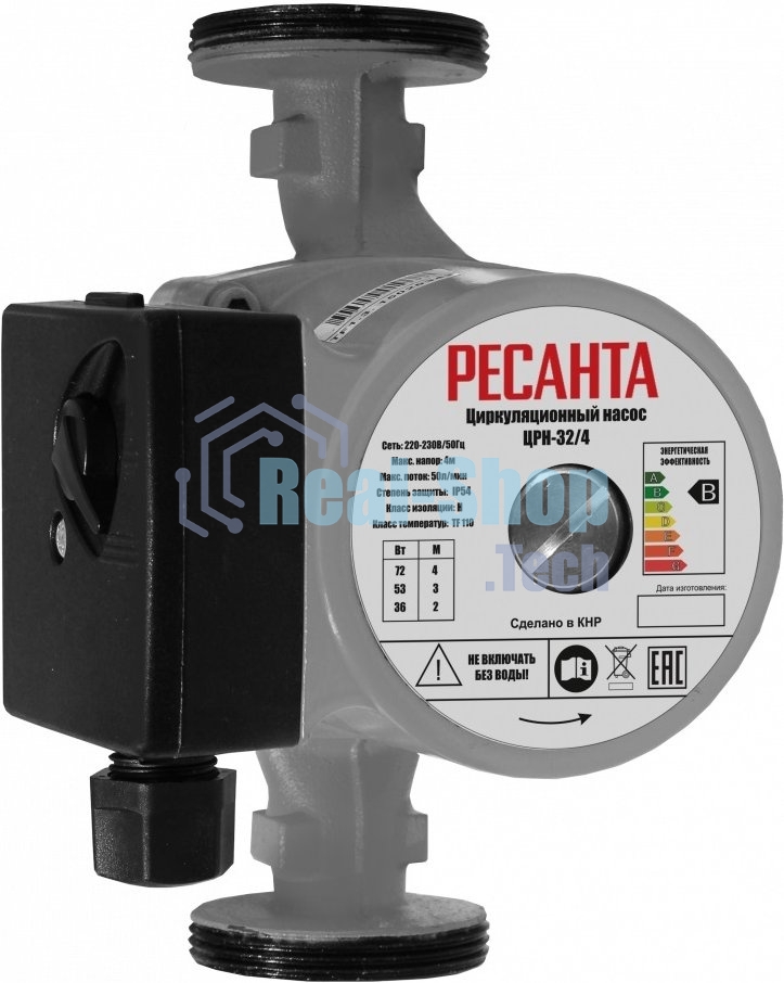 Насос садовый циркуляционный Ресанта ЦРН-32/4 72Вт 3000л/час (77/7/3)