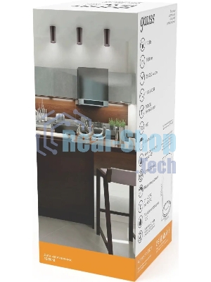 Светильник Gauss Overhead HD029 потолоч. 3000K цв.св.:белый теплый черный