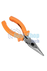 Длинногубцы Sparta Classic, 160 мм, прямые шлифованные, пластмассовые рукоятки