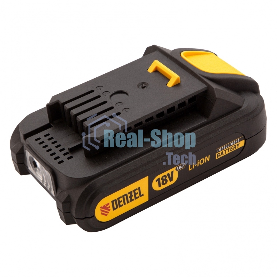 Батарея аккумуляторная Denzel IB-18-2.0, Li-Ion, 18 В, 2,0 А·ч