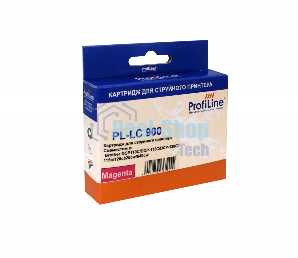 Картридж струйный ProfiLine PL-LC900M для принтеров Brother DCP110C/DCP-115C/DCP-120C/115c/120c820cw/640cw Magenta водн