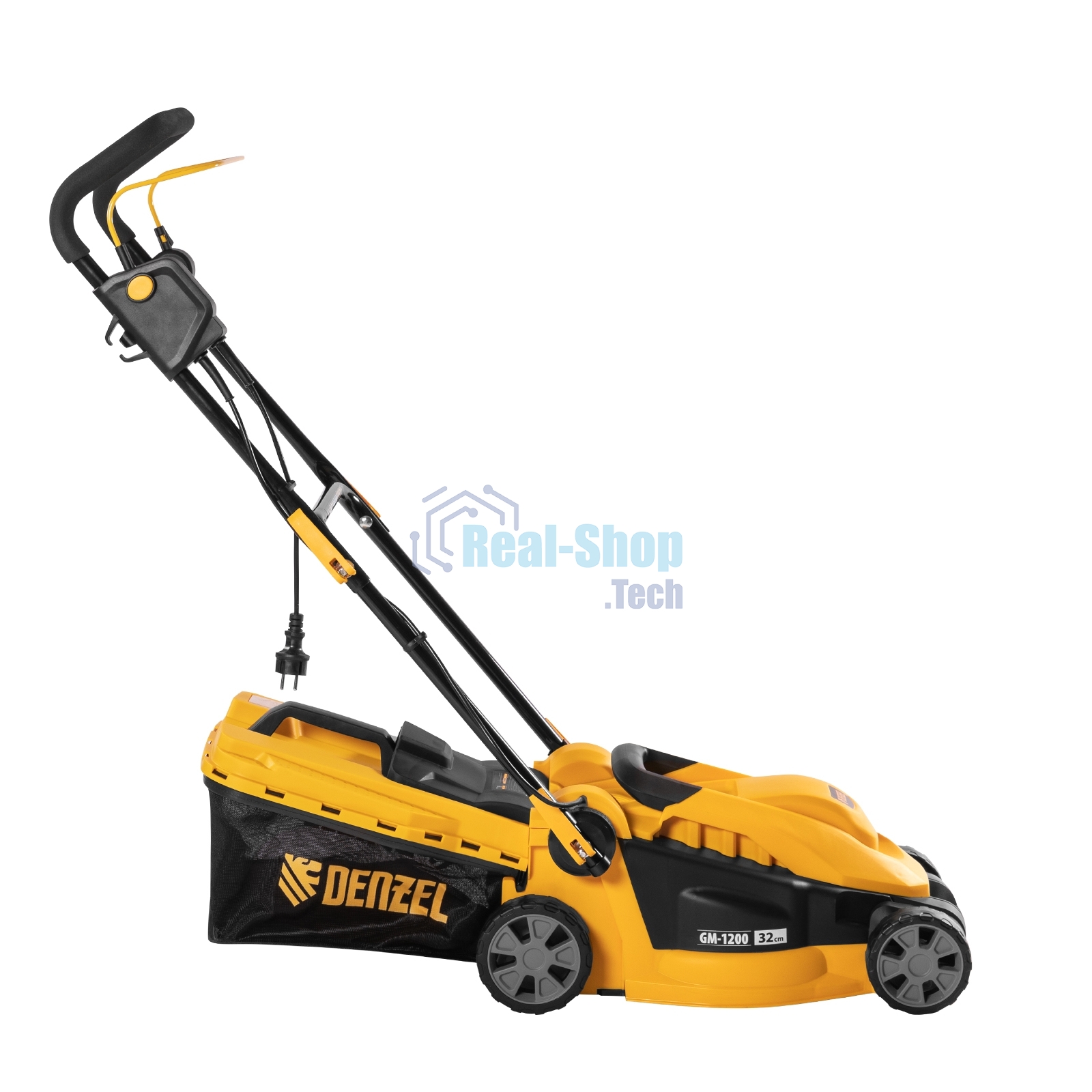 Газонокосилка электрическая Denzel GM-1200, 1200 Вт 96615