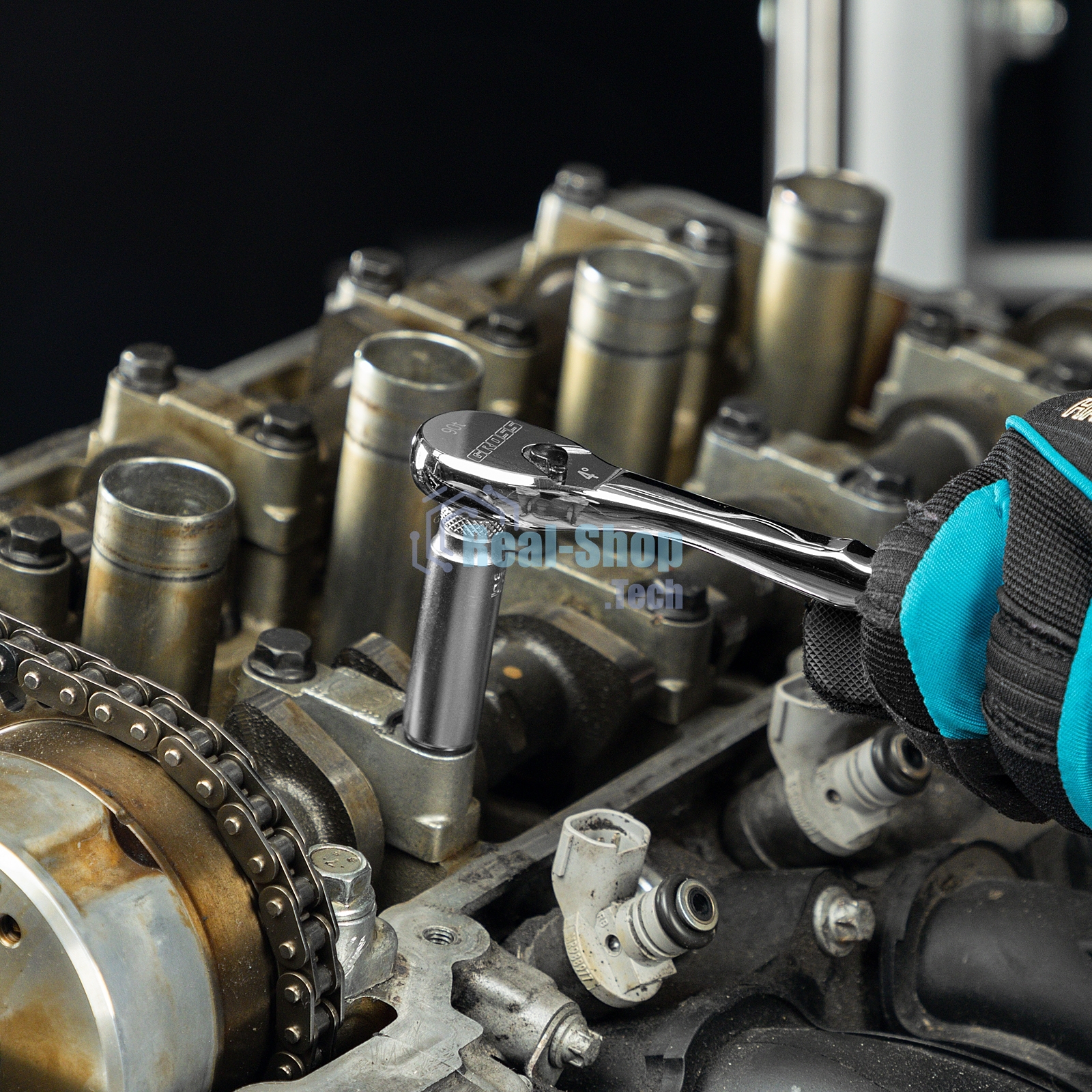 Ключ-трещотка Gross 1/4