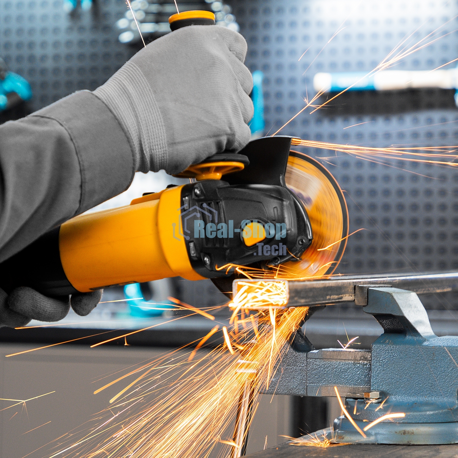 Тиски Россия слесарные,80 мм,поворотные 18662