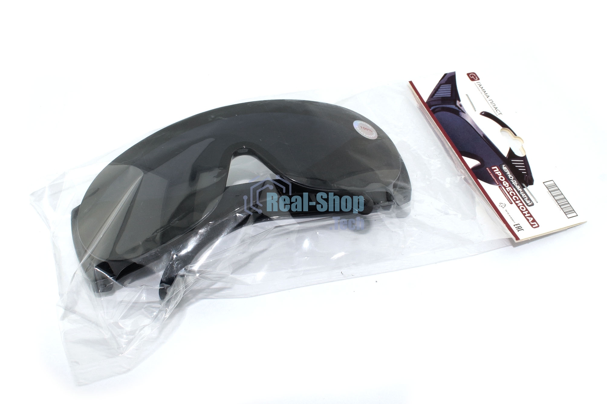 Очки защитные ПРОФЕССИОНАЛ черно-дымчатые