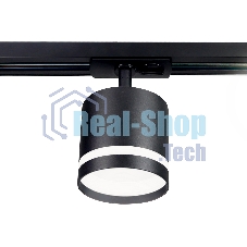 Трековый однофазный светильник Ambrella light GL5372 BK черный GX53 max 12W