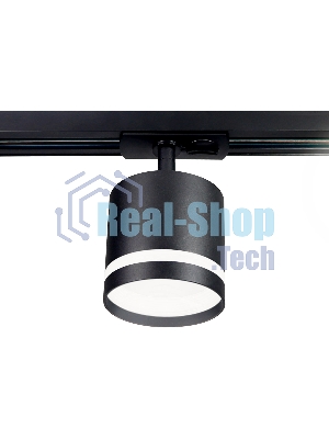 Трековый однофазный светильник Ambrella light GL5372 BK черный GX53 max 12W